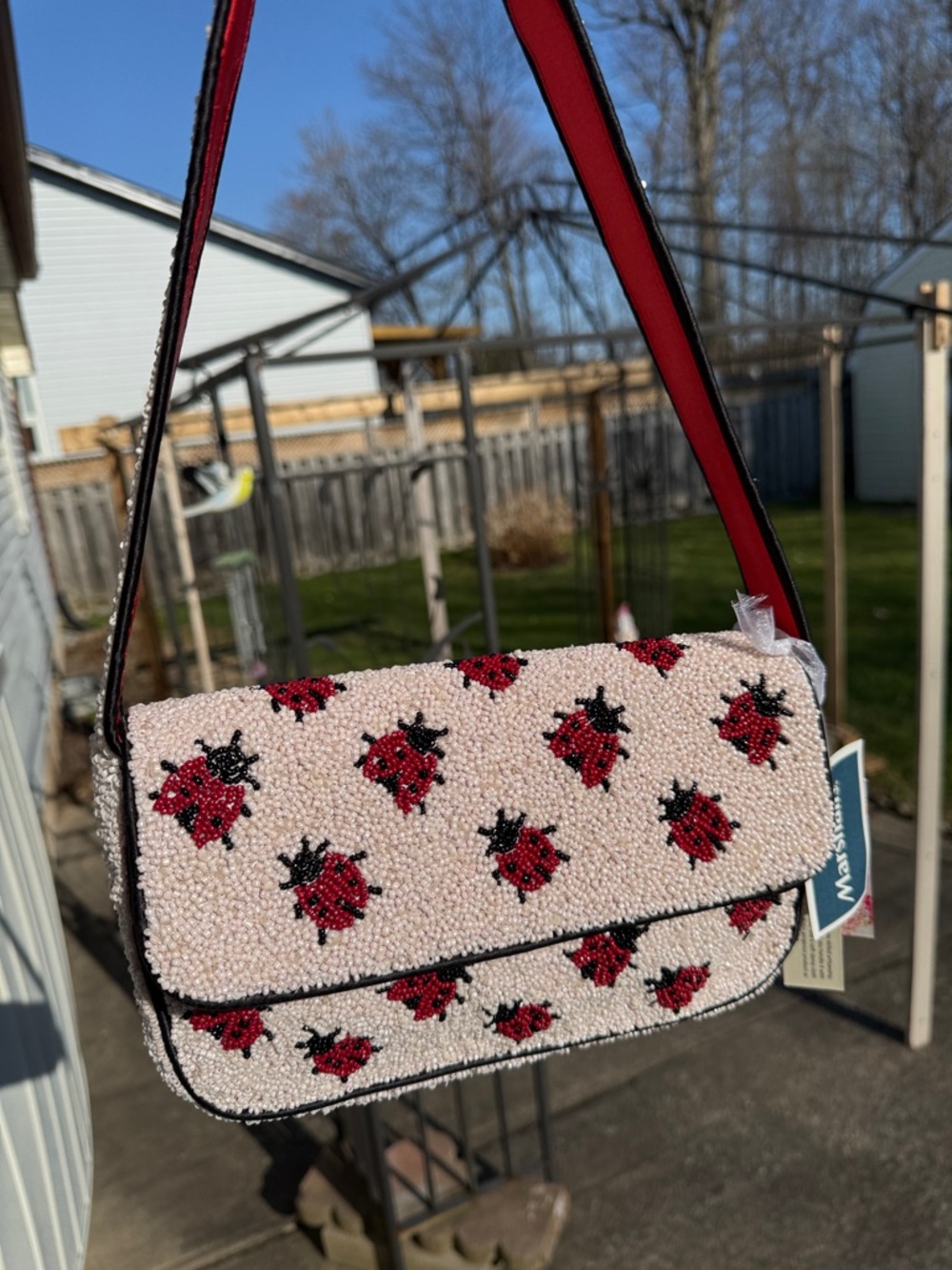 Viral beaded bag ladybugs NWT - Picture 11 of 13